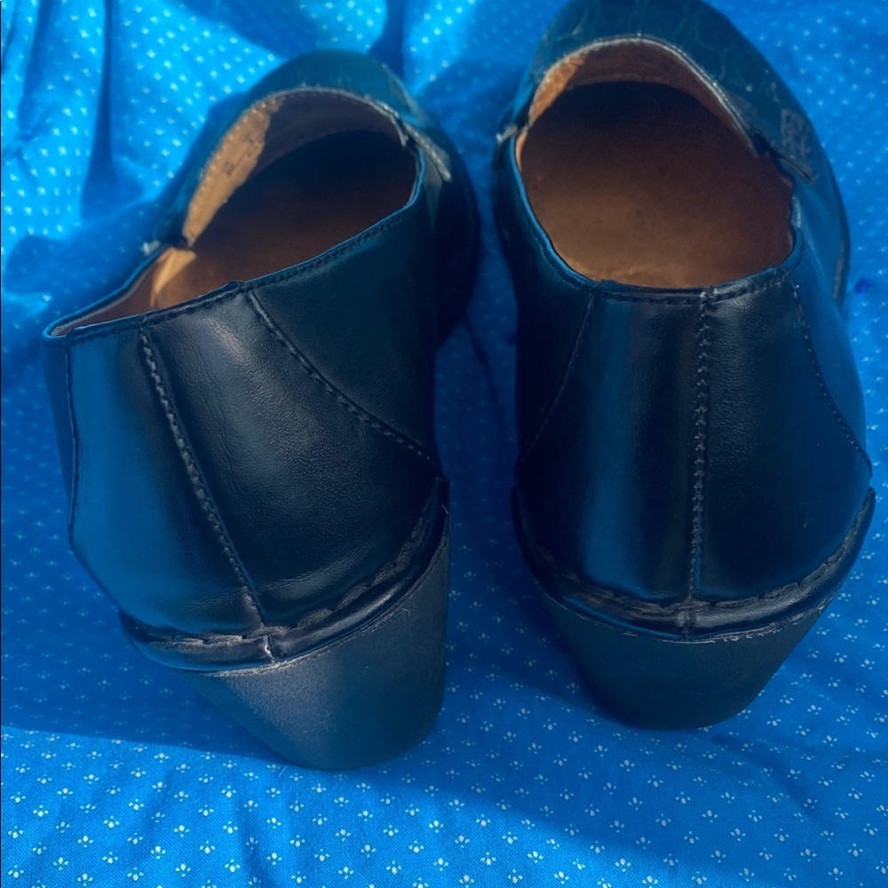 Naturalizer Size 8M Chunky Heel Black Women's Loafers Timeless Career Office - Picture 4 of 9